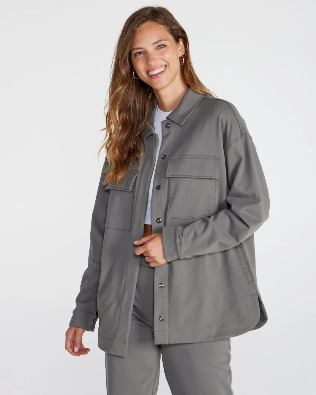 Jade Fleece Relaxed Shacket