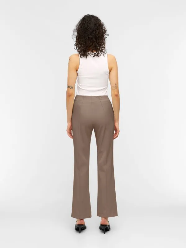 JIVA FLARED PANTS (FOSSIL)