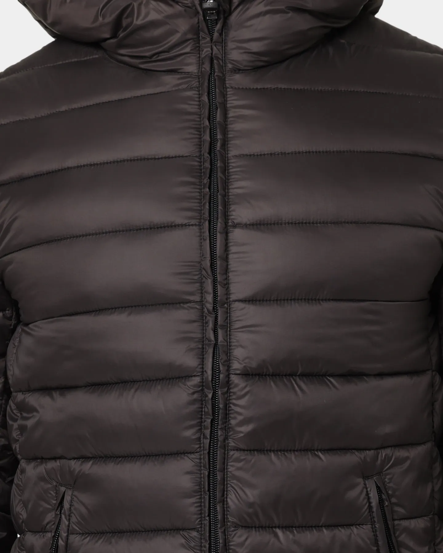 Kappa Logo Astro Puffer Jacket Black