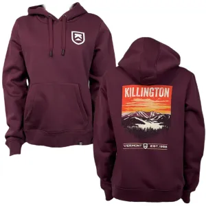 Killington Logo Women's Scenic Mountains Hoodie