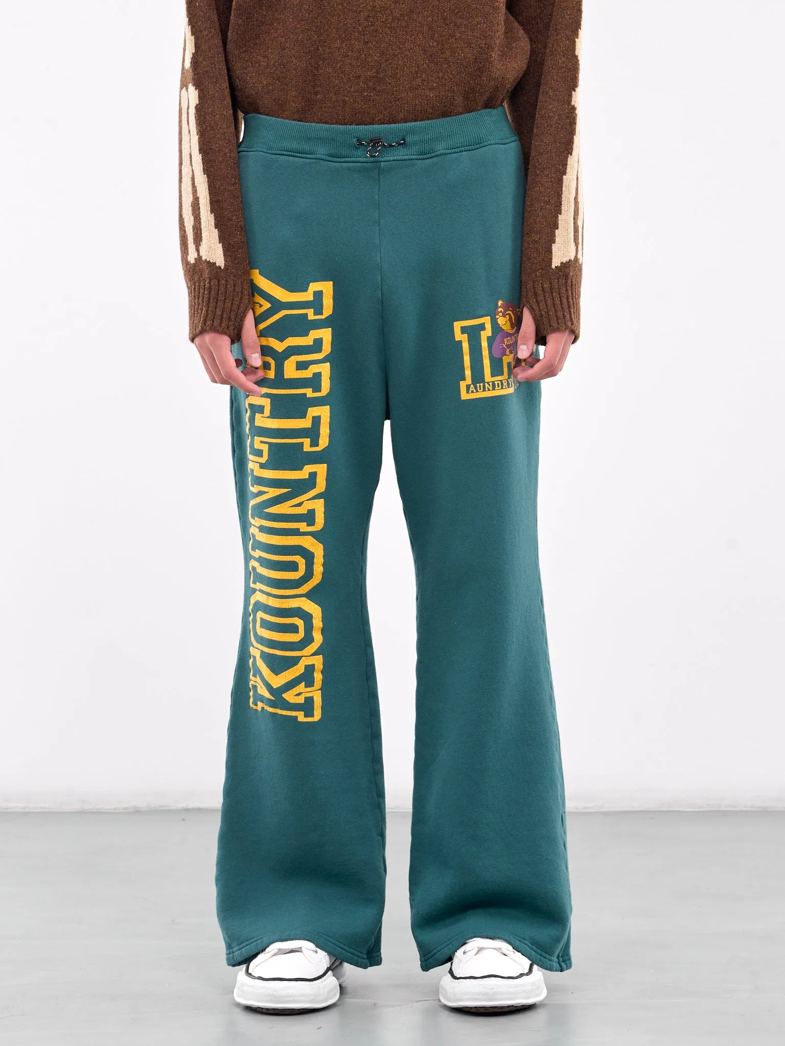 Kountry Flared Sweatpants (EK-1686LP-TURQUOISE)