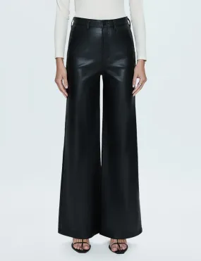 Lana Wide Leg Trouser, Slate Black