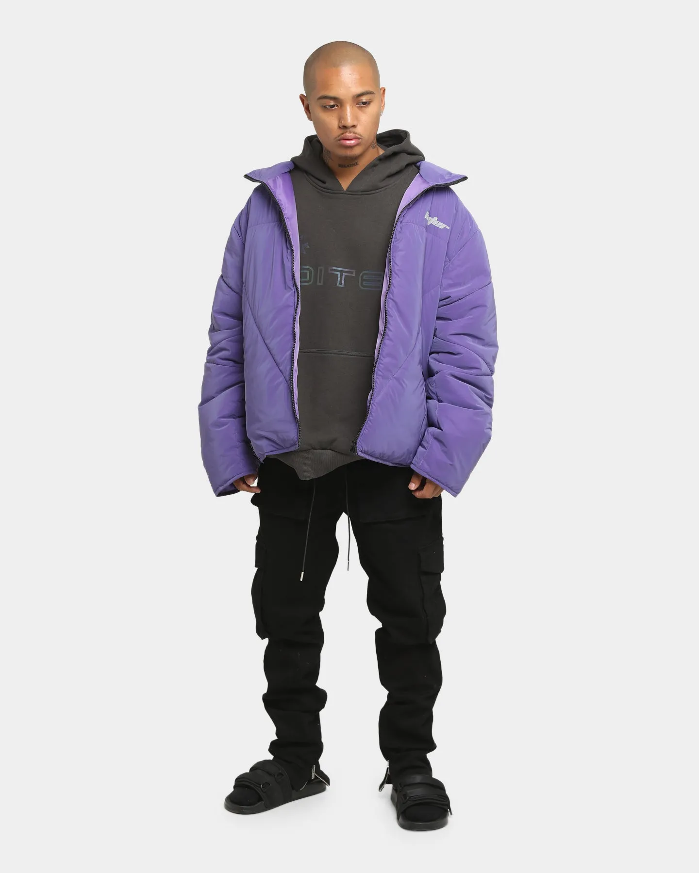 Loiter Reflective Spectrum Puffer Jacket V2 Purple