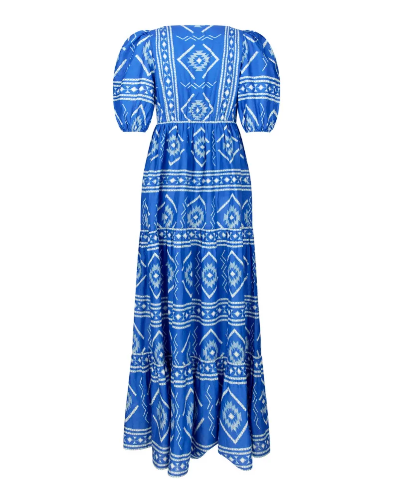 Lollys Laundry Gambo Blue Maxi Dress