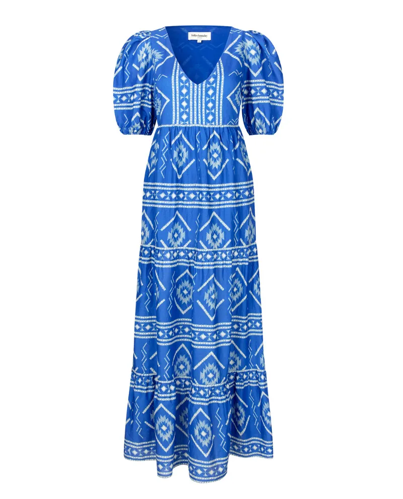 Lollys Laundry Gambo Blue Maxi Dress