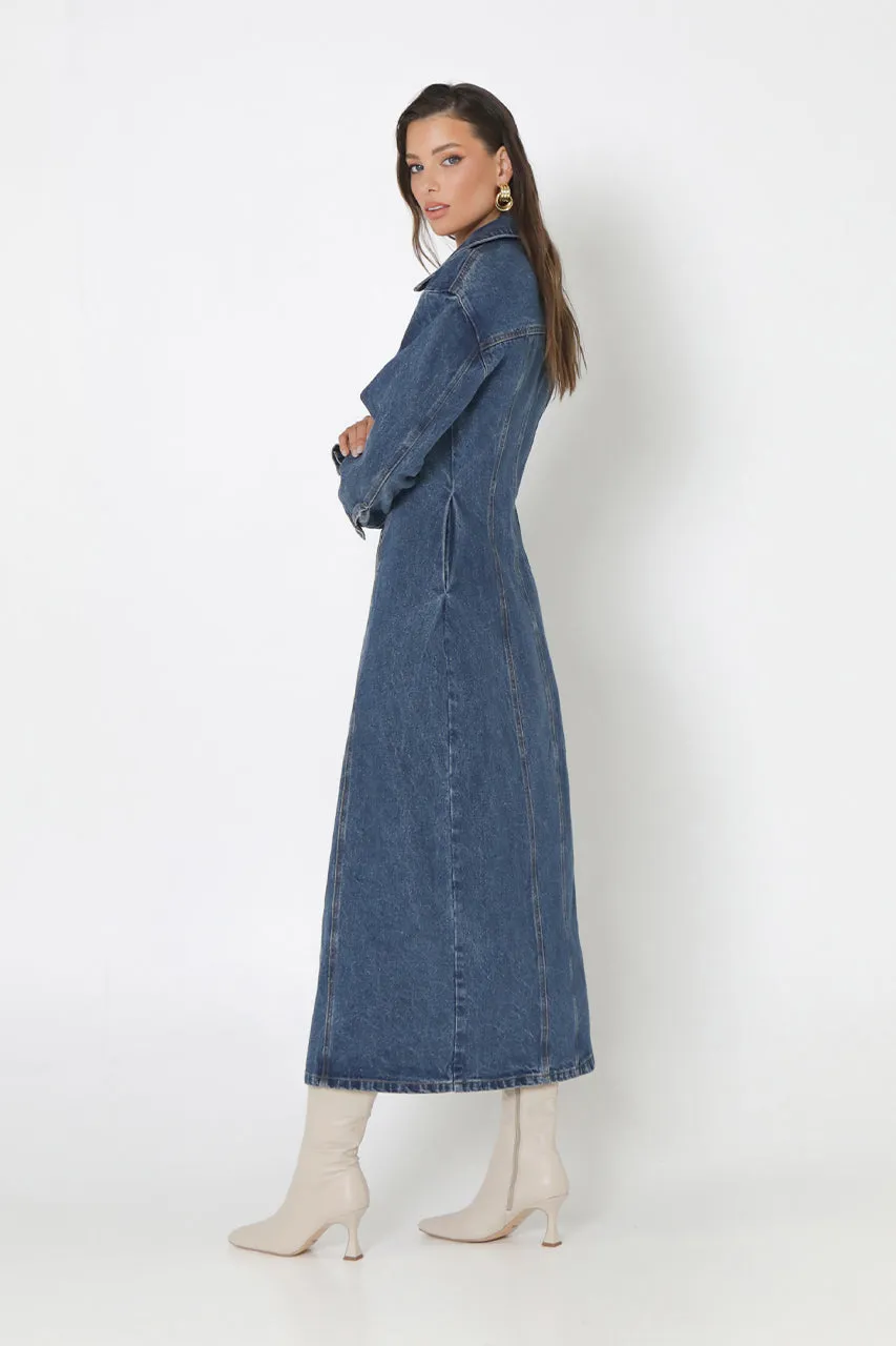 Luca Maxi Dress | Indigo