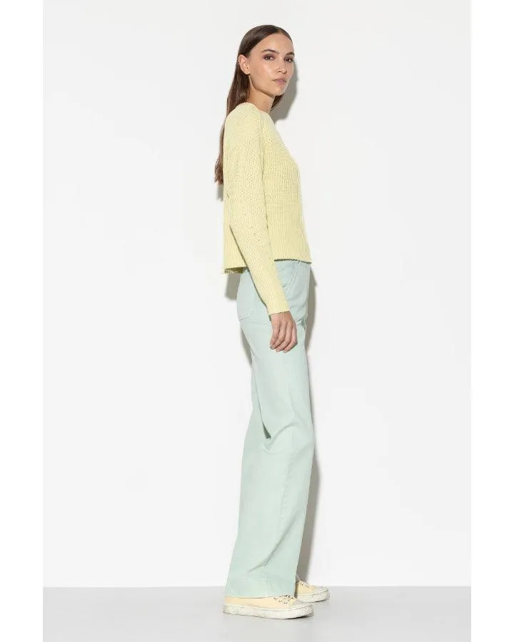 Luisa Cerano Green Boot Cut Jeans