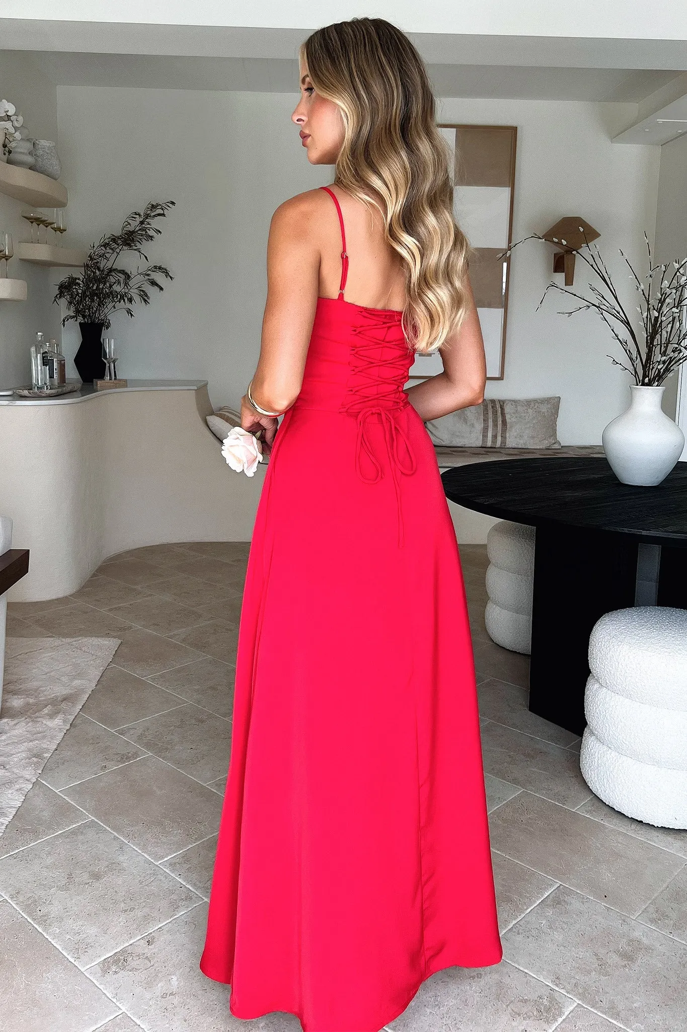 Magdalena Maxi Dress - Red