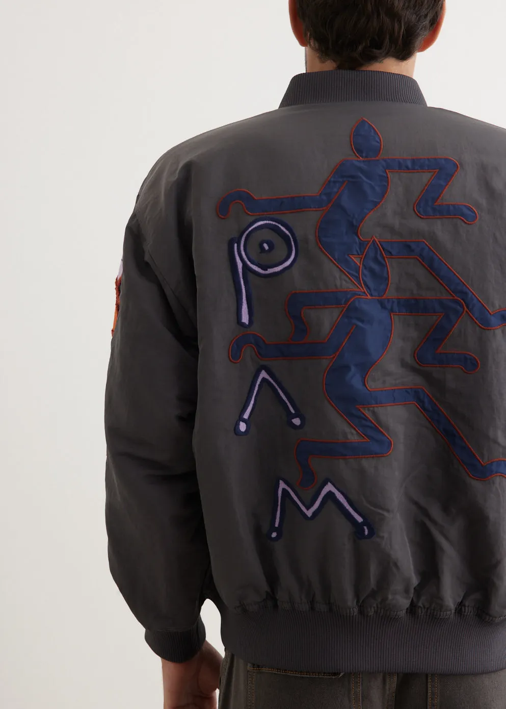 Markings (Susumu Mukai) Reversible Bomber Jacket