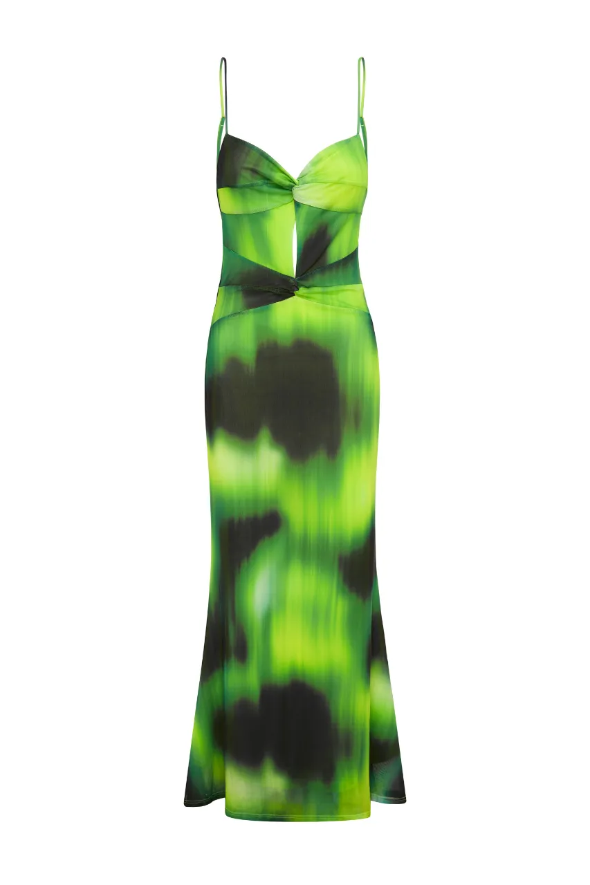 MARLINI MAXI DRESS - LOTUS PRINT