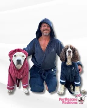 Matching Personalized Lux Spa Robe for Humans