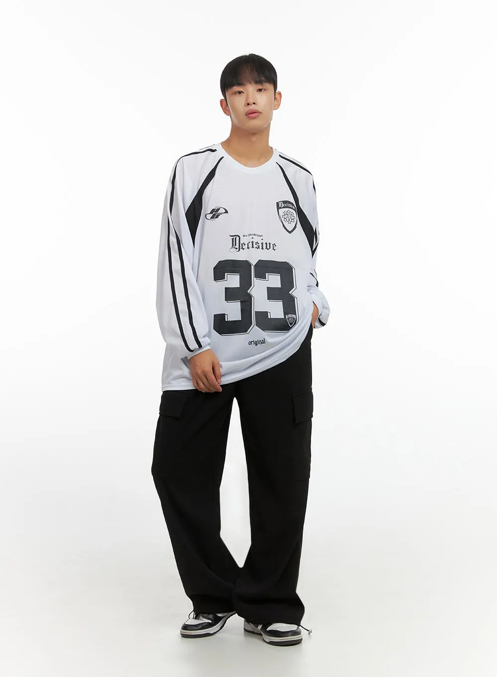 Men's Graphic Sport Jersey Sweatshirt IO420