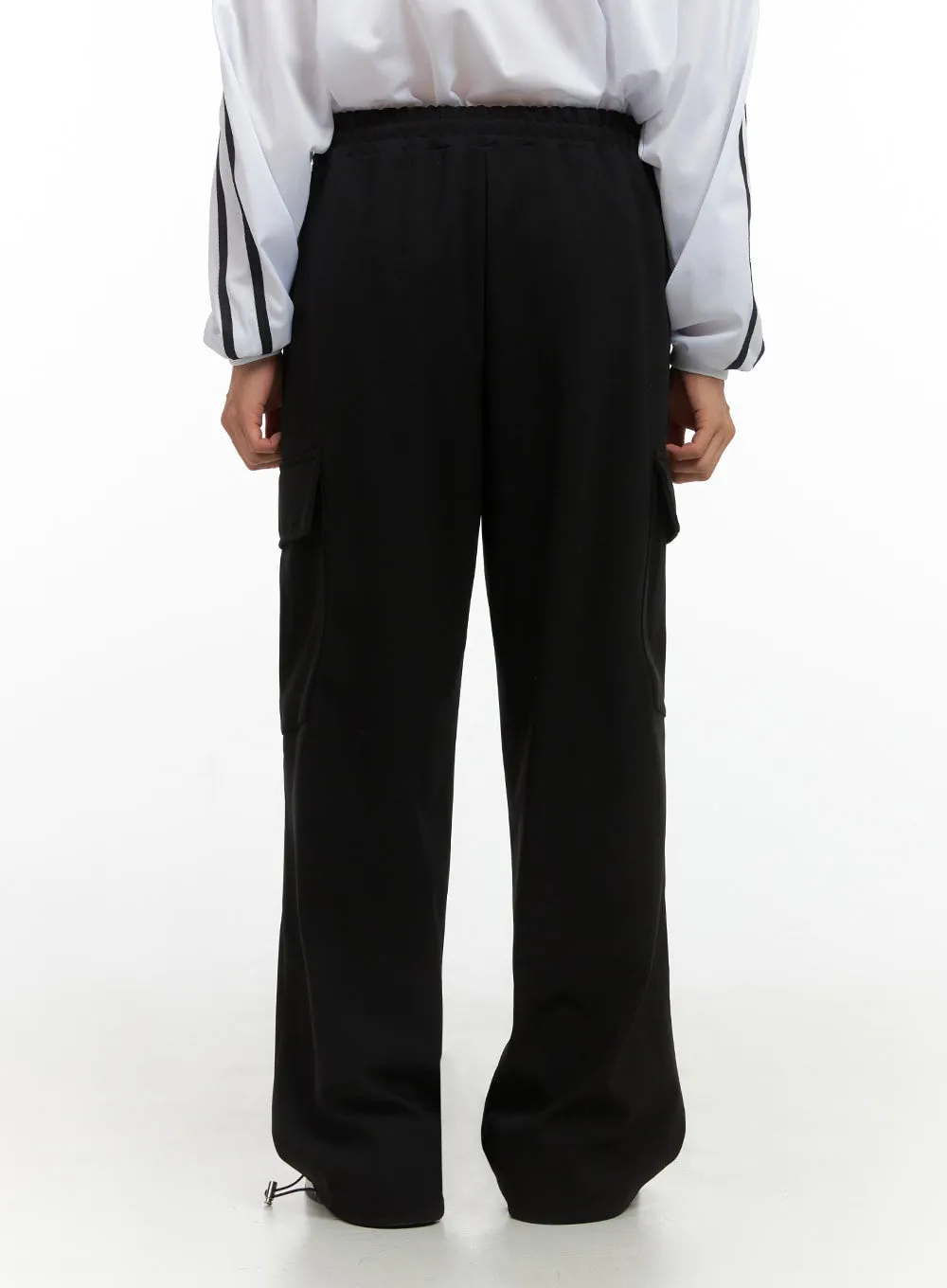 Men's String Cargo Wide Fit Pants IO420