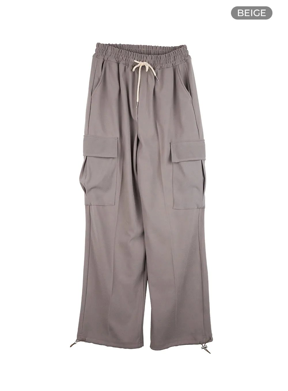 Men's String Cargo Wide Fit Pants IO420