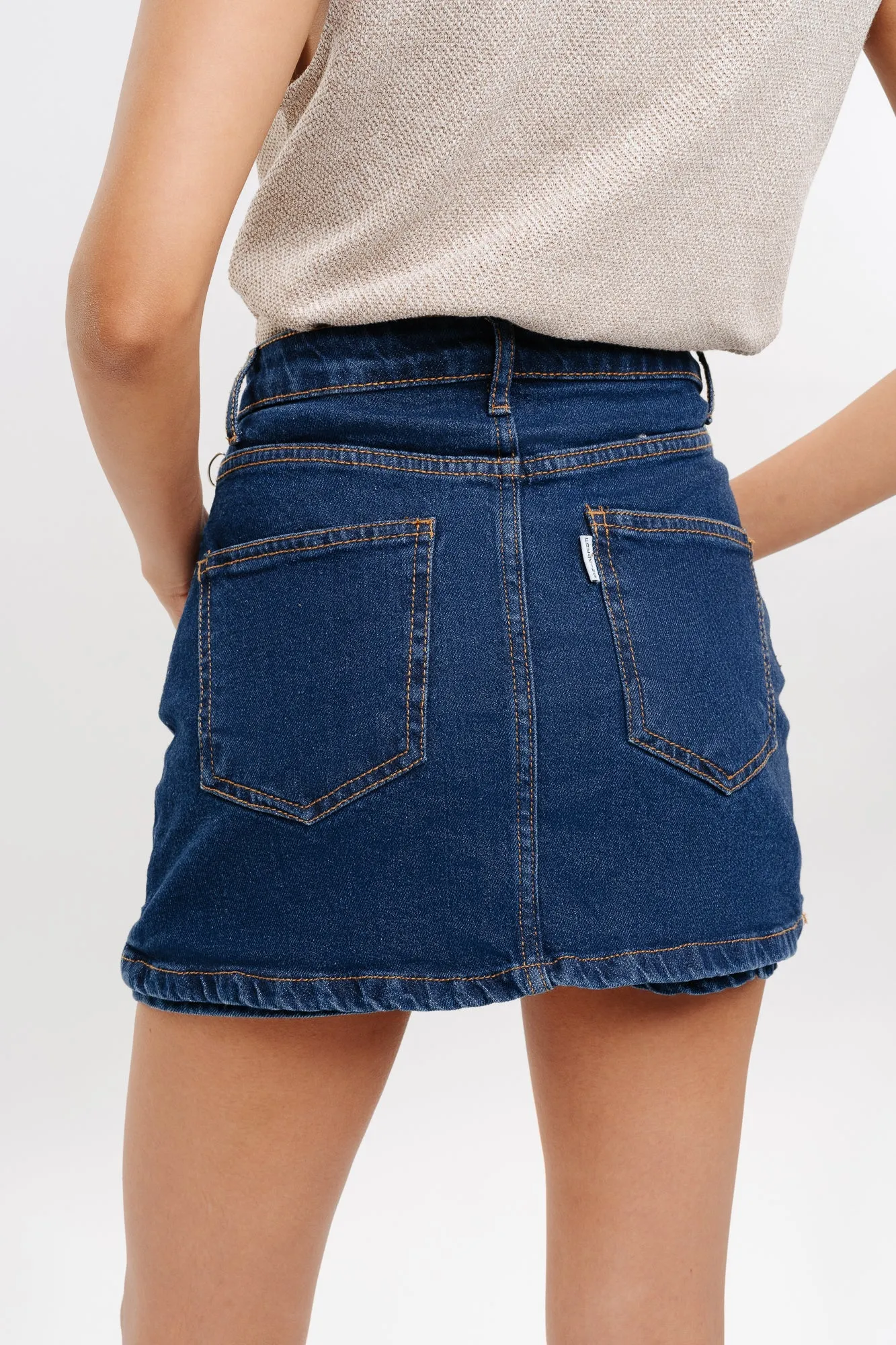 Midnight Classic Denim Skorts