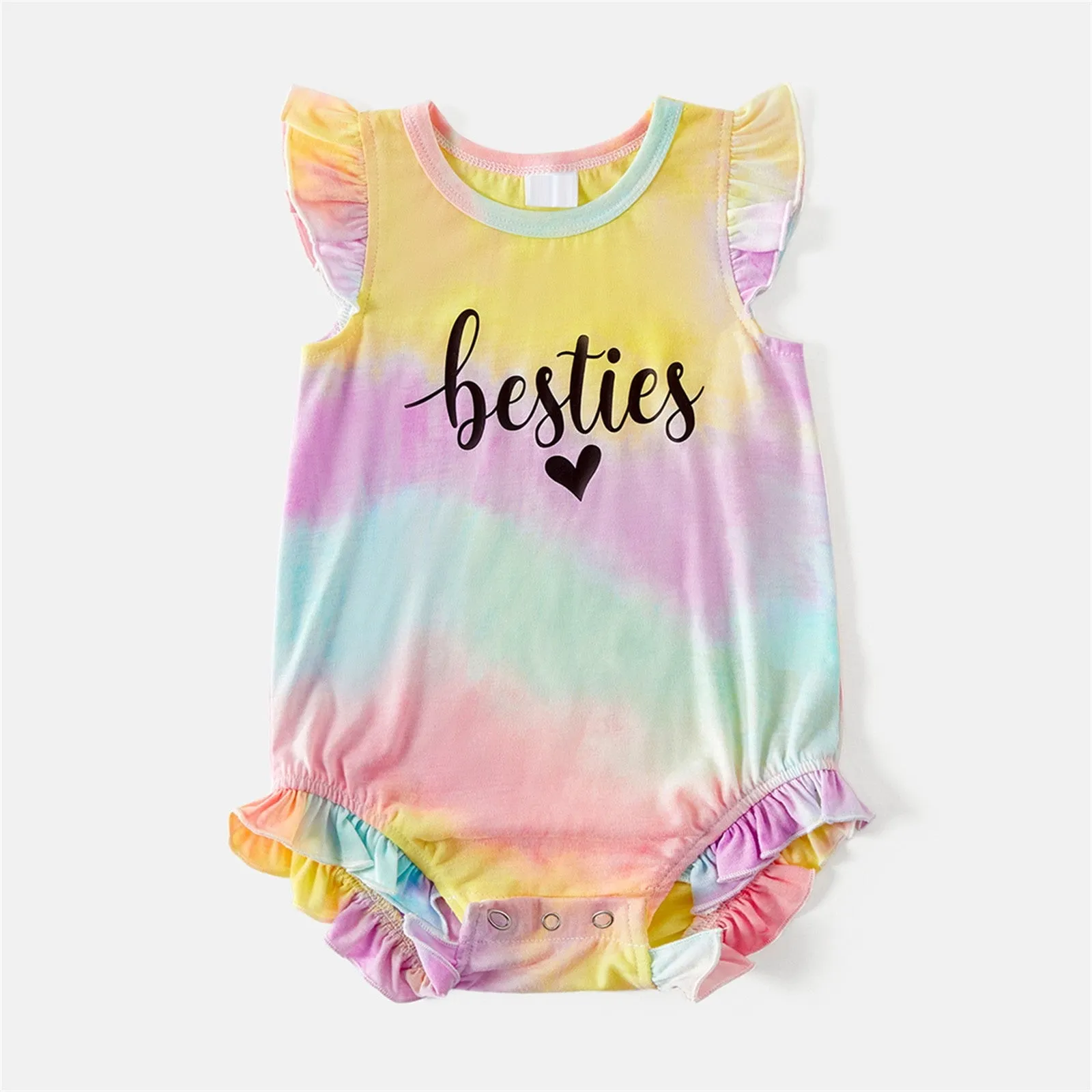 Mommy and Me Matching Dress Tie Dye  Drawstring Ruched Bodycon Dresses Short-sleeve Letter Print T-shirt