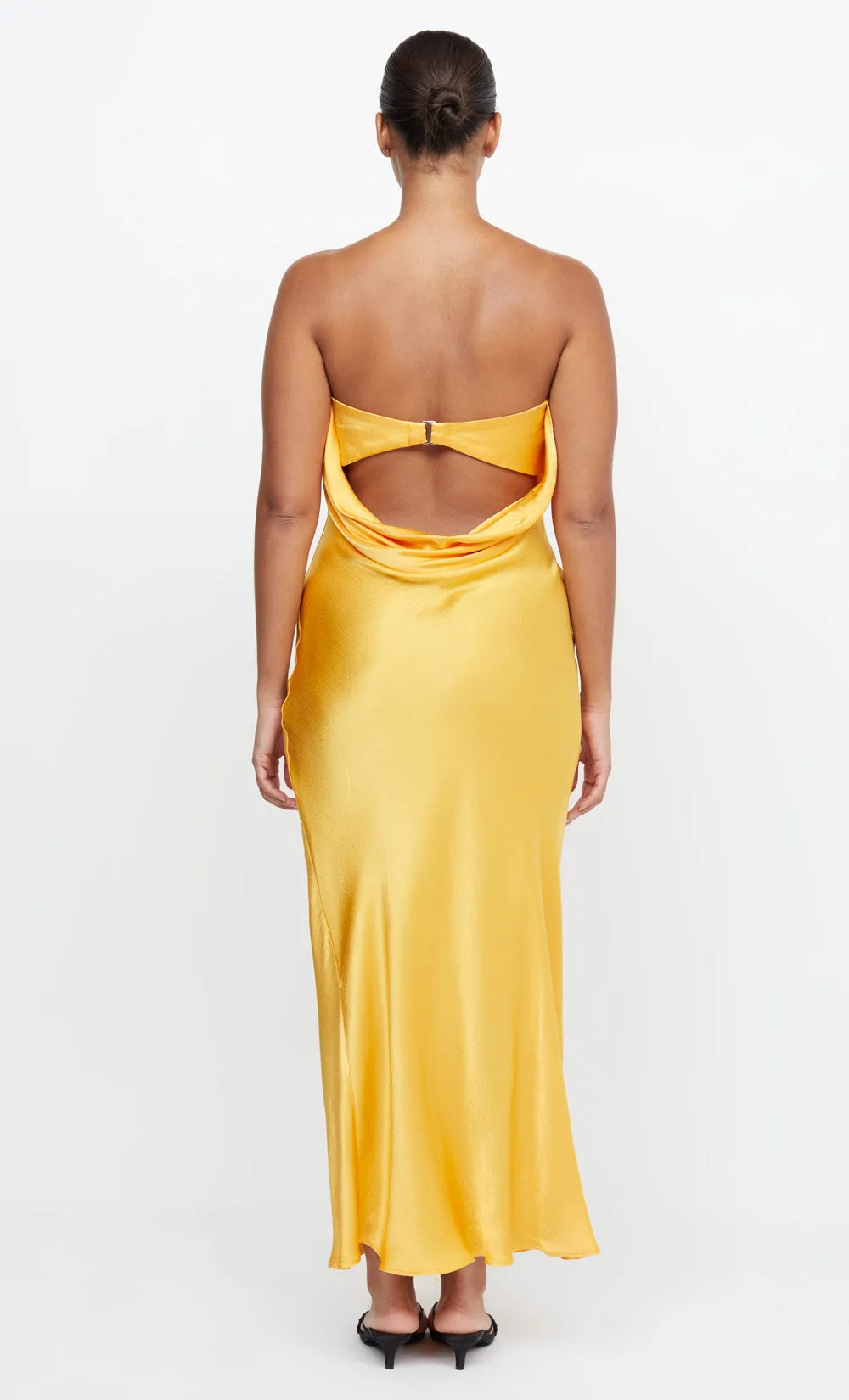 MOON DANCE STRAPLESS DRESS - MANGO