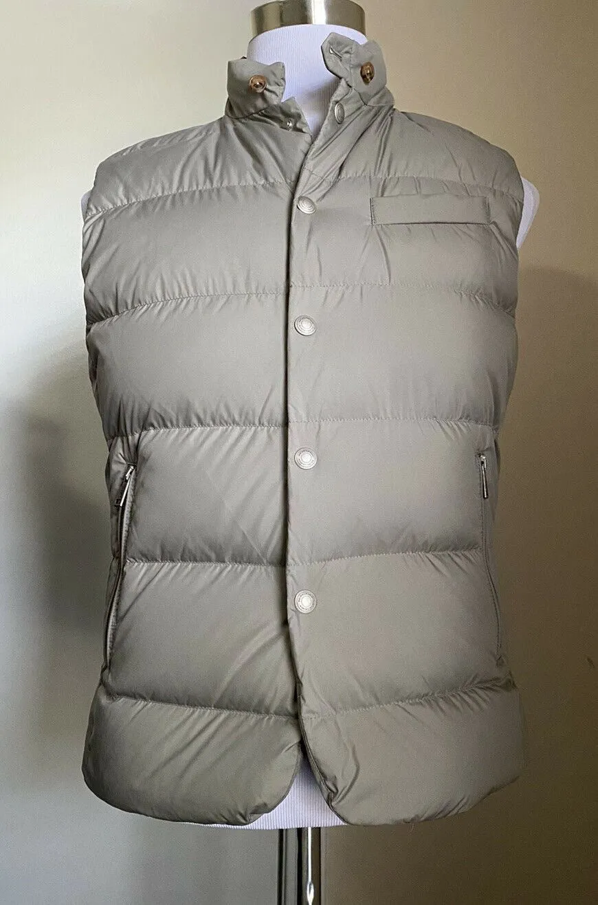 New $995 Ralph Lauren Purple Label Men Whitwell Puffer Vest LT Gray L