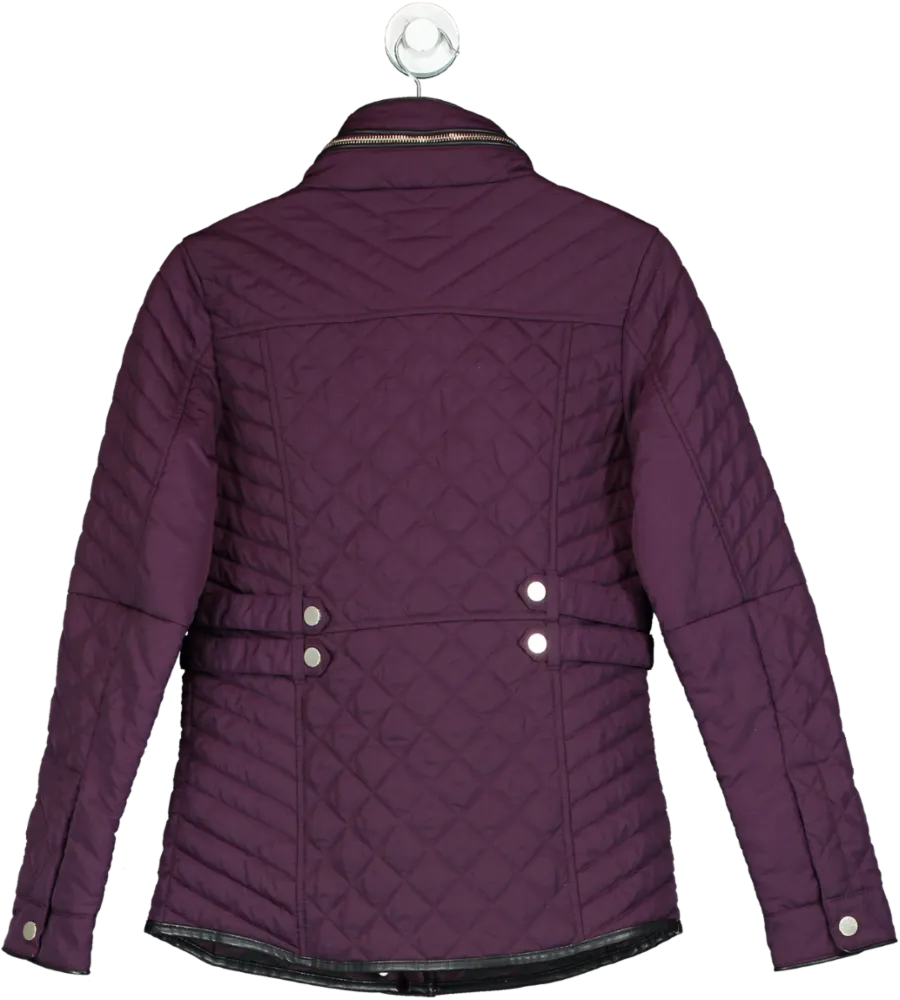 Next Purple Quilted Jacket UK 6