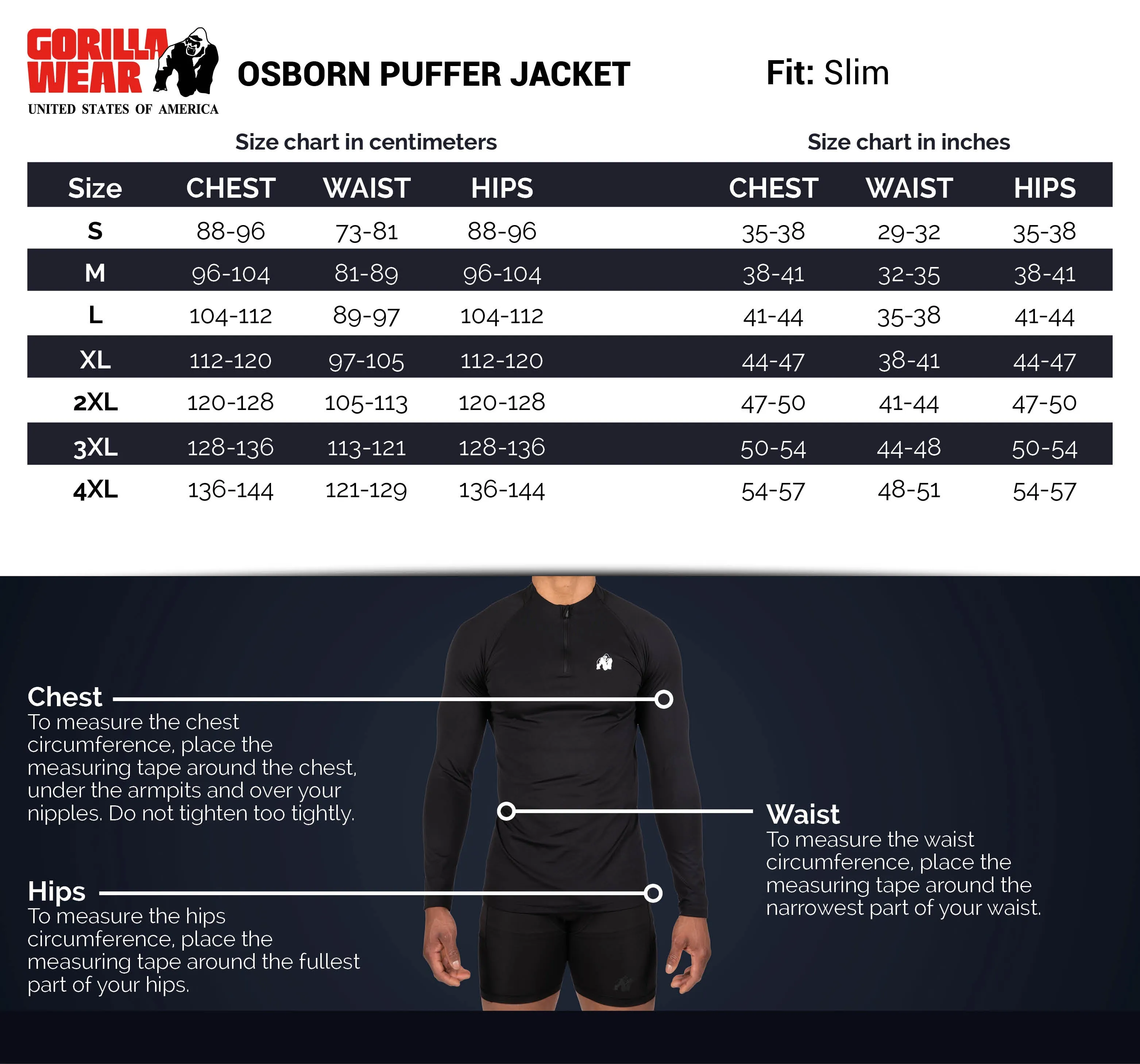 Osborn Puffer Jacket - Black