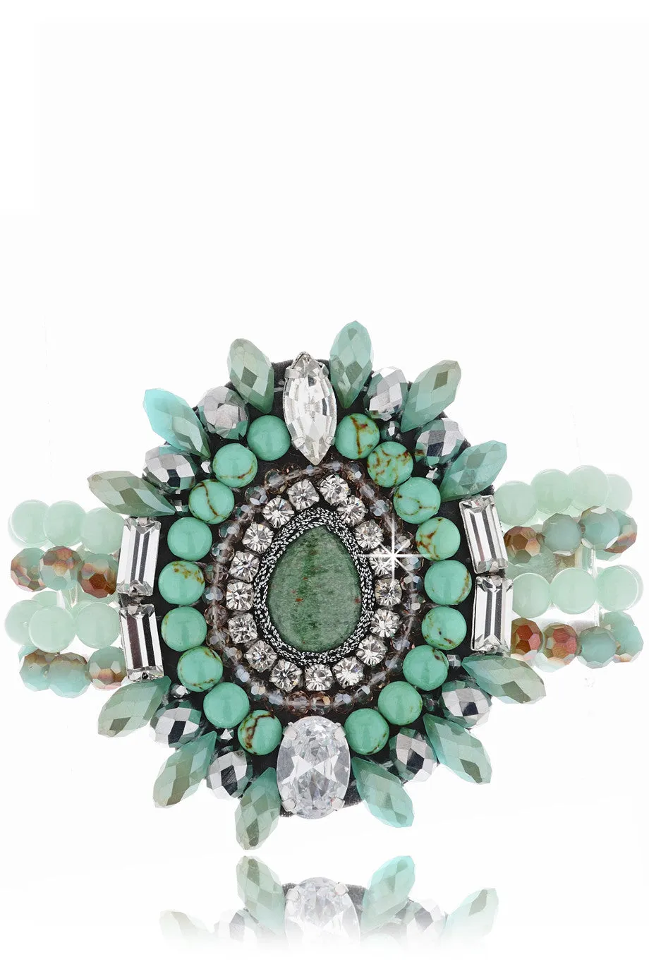 PATRIZIA Agate Beaded Bracelet