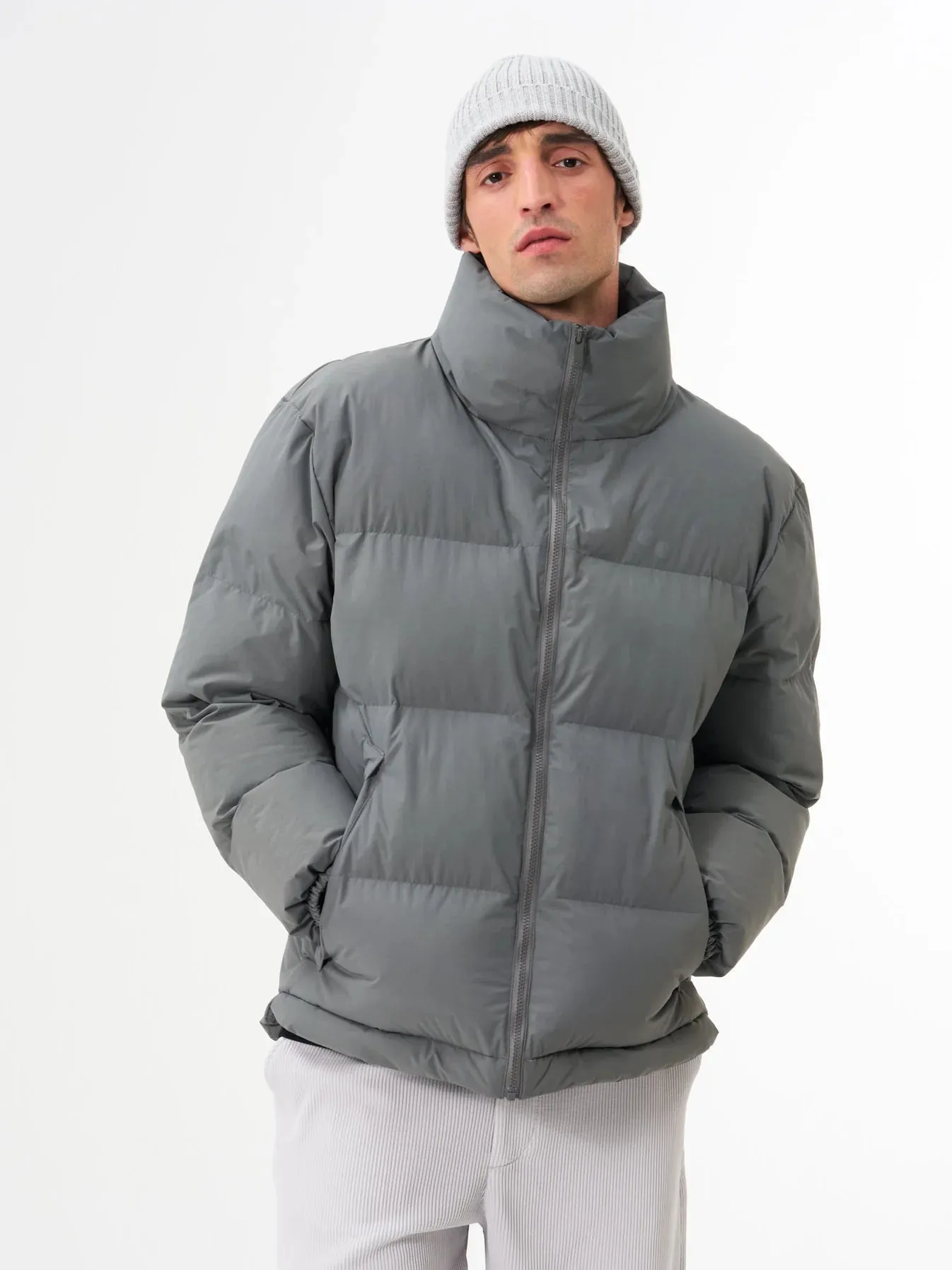 pinqponq Puffer Jacket Unisex Storm Grey