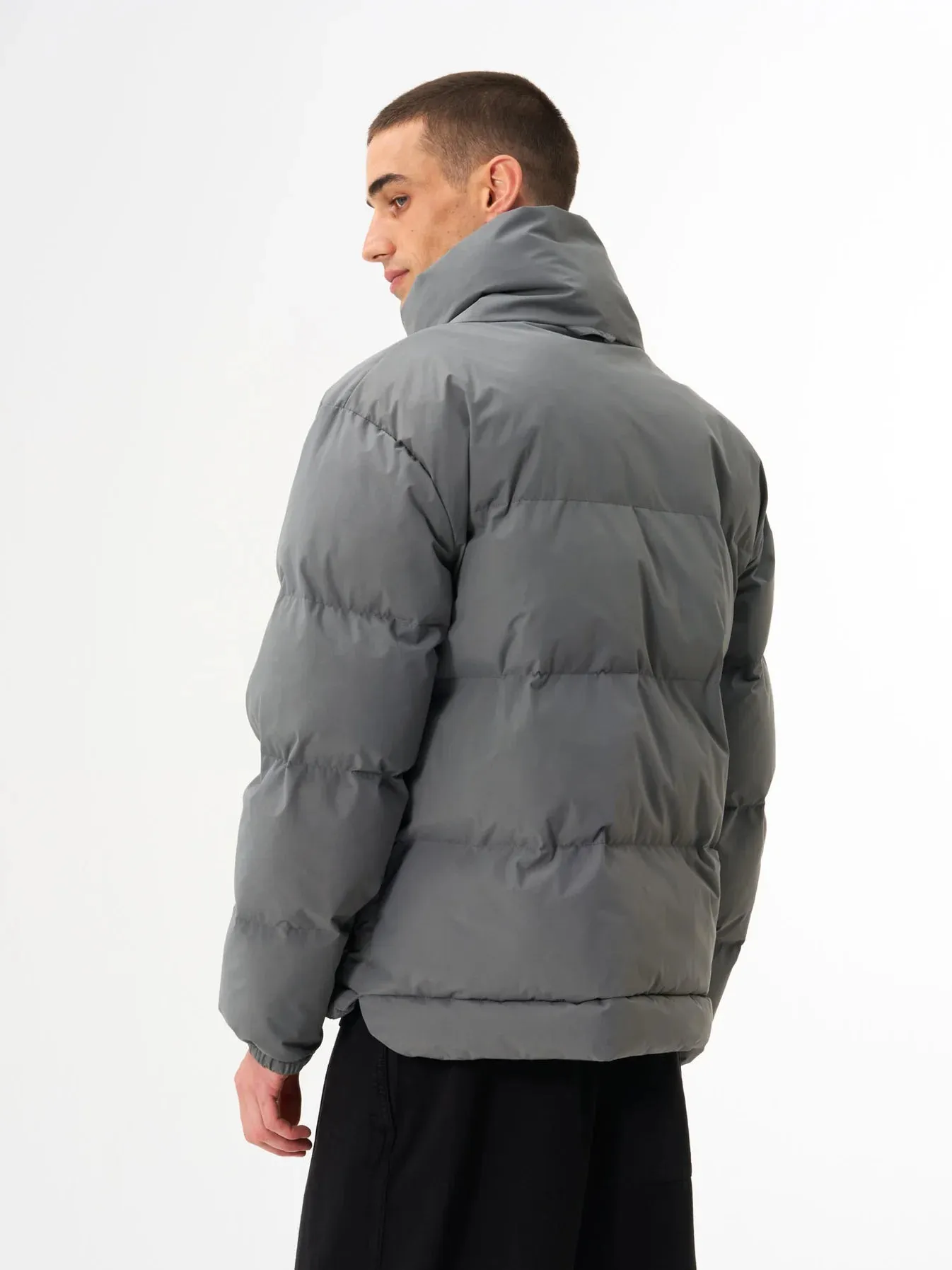 pinqponq Puffer Jacket Unisex Storm Grey