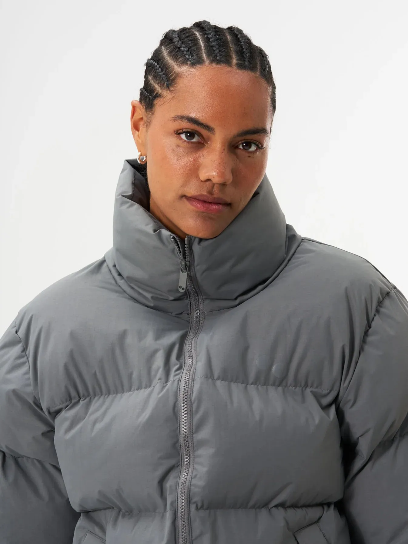 pinqponq Puffer Jacket Unisex Storm Grey