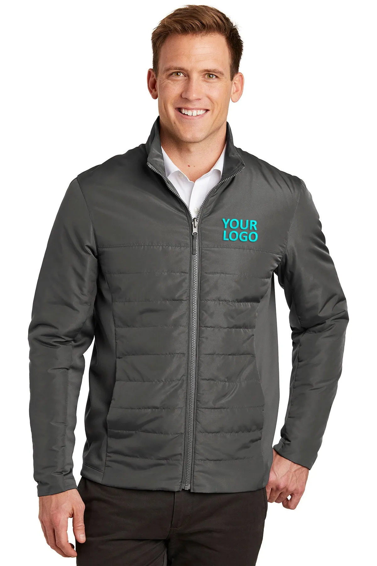 Port Authority Collective Insulated Branded Jackets, Graphite