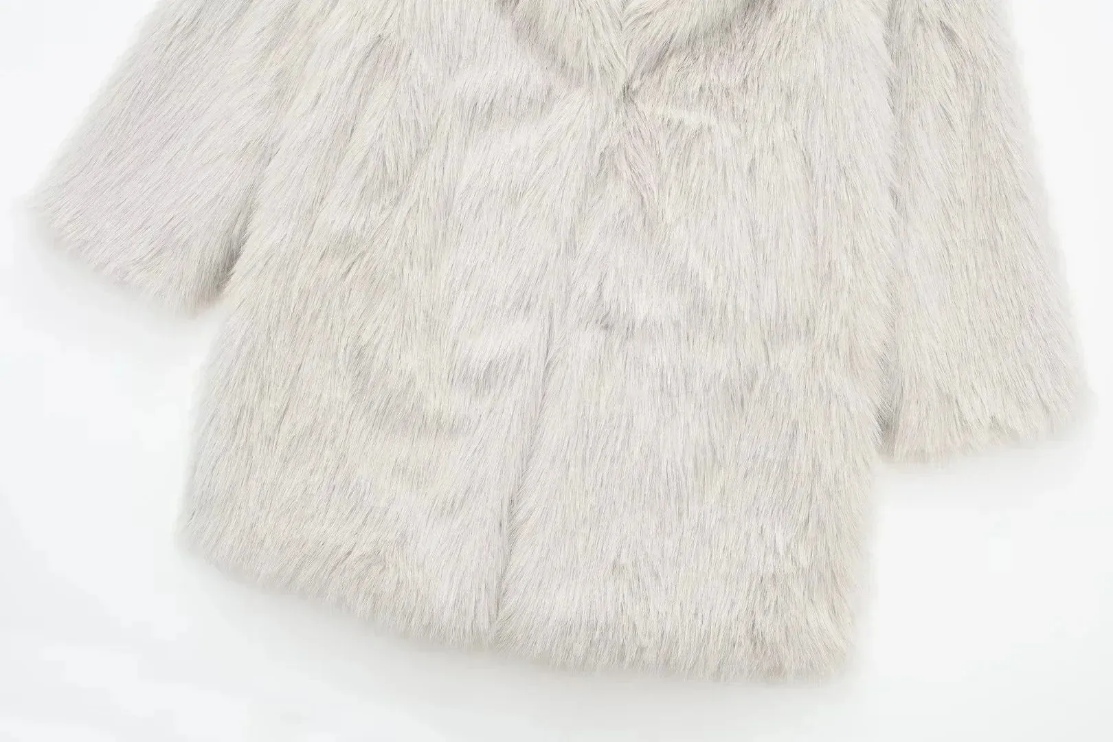 Pre Order:  Fluffy Faux Fur Long Coat