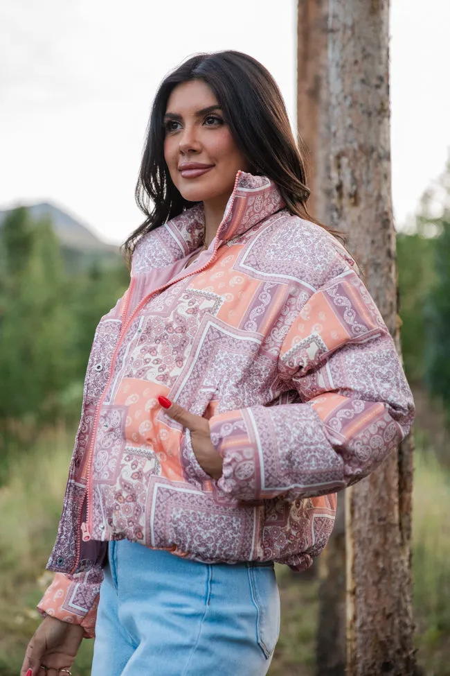 Puff It Up In Patch It Up Puffer Jacket SALE