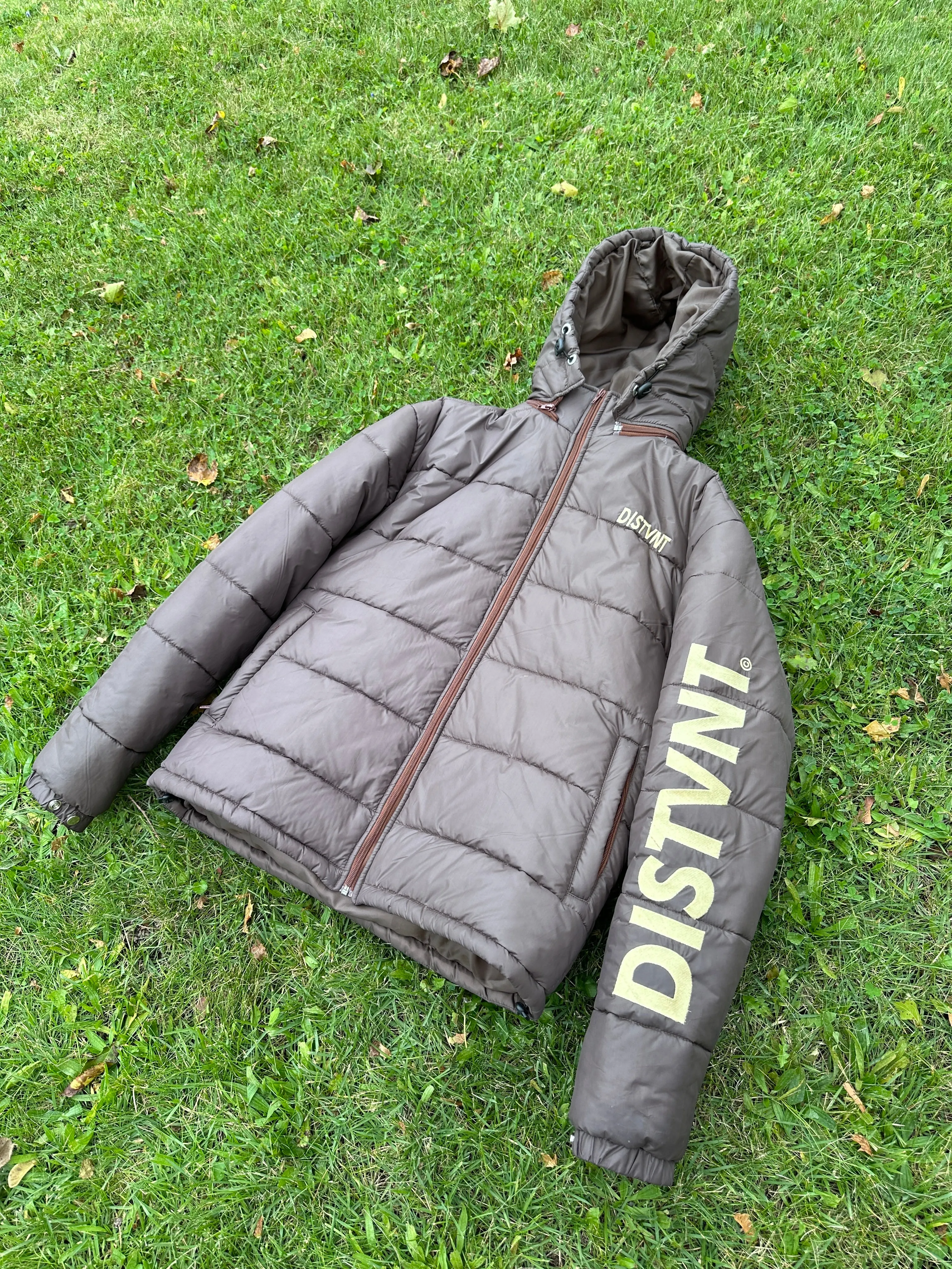 Puffer Jacket (Brown)