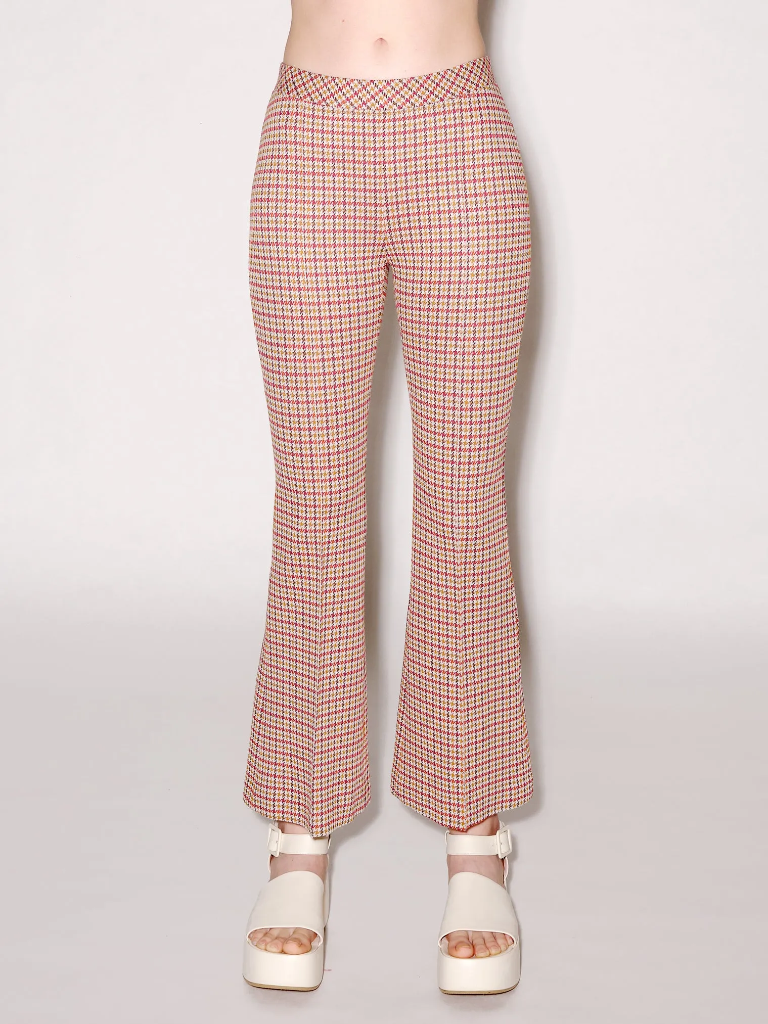 Pull On Cropped Flare Pant