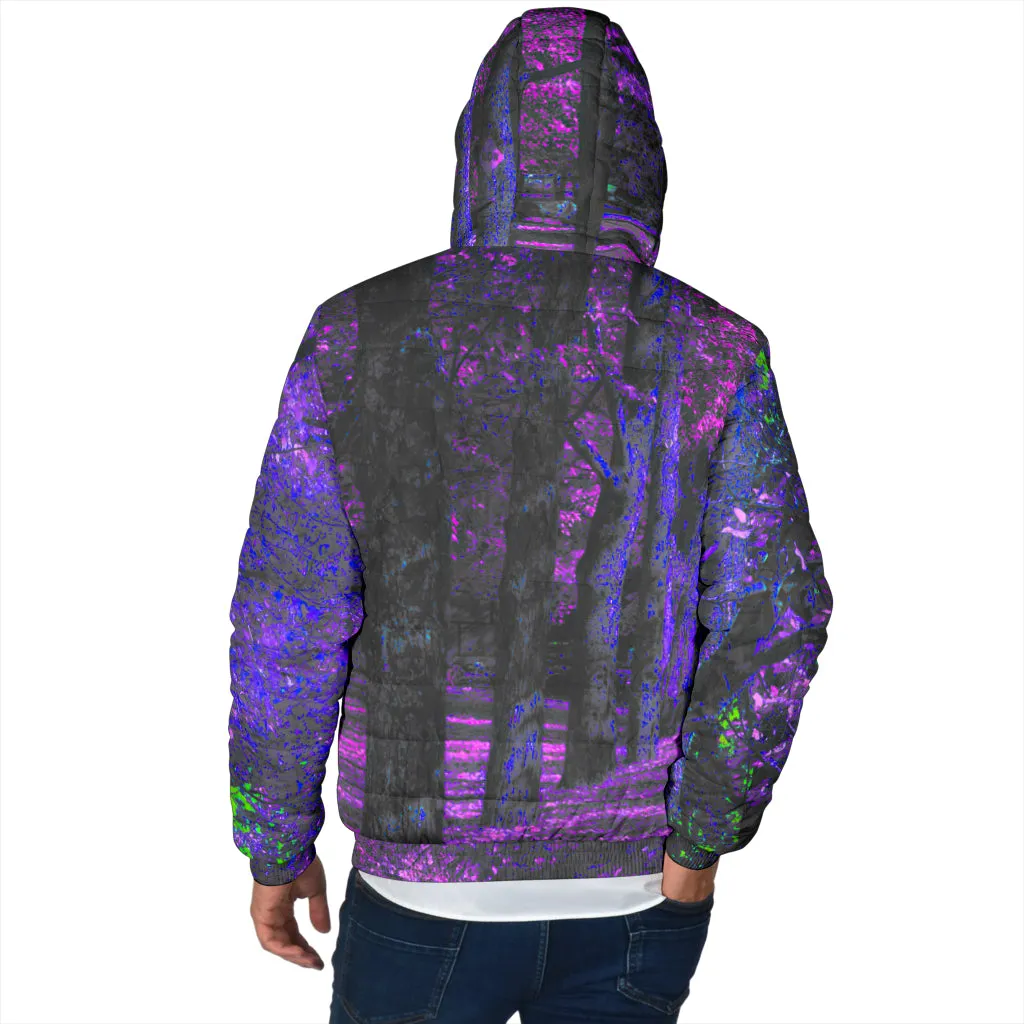 PURPLE FOREST HOODED WINTER JACKET | HUBERT SOLCZYNSKI