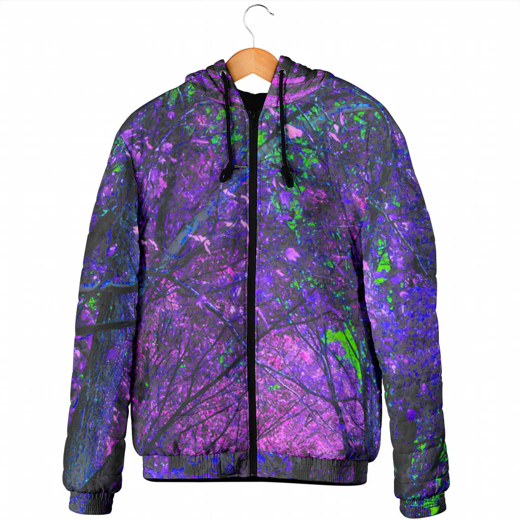 PURPLE FOREST HOODED WINTER JACKET | HUBERT SOLCZYNSKI