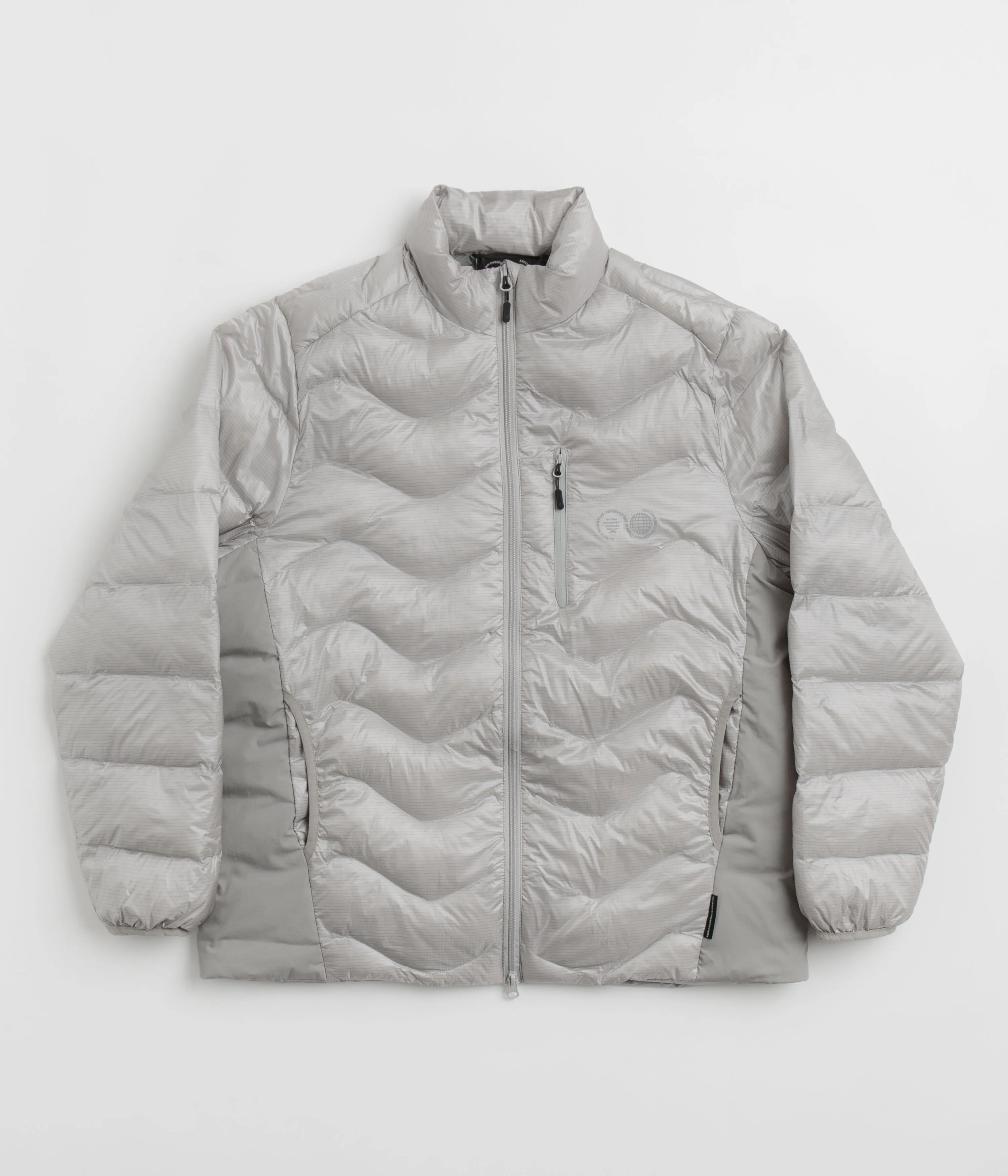 Purple Mountain Observatory Waves Light Puffer Jacket - Grey