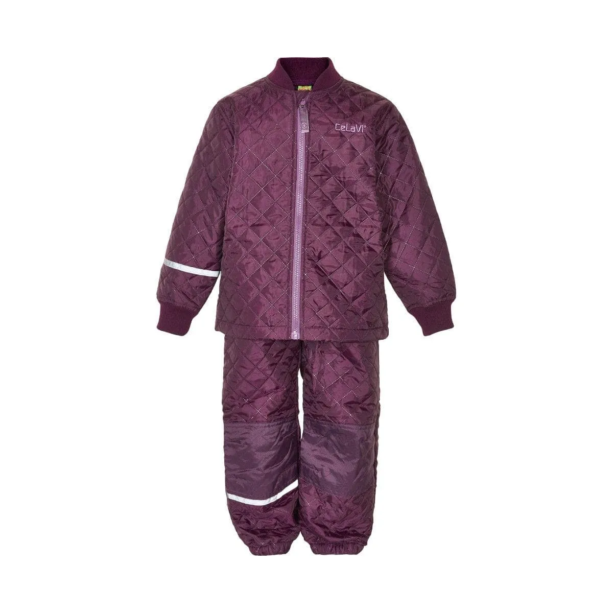 Quilted Thermal Set - Blackberry