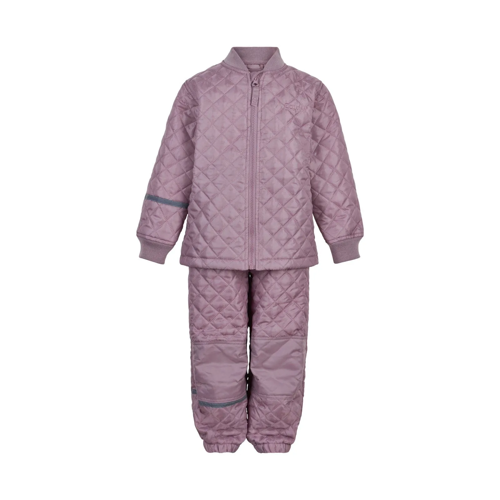 Quilted Thermal Set: Mauve Shadow