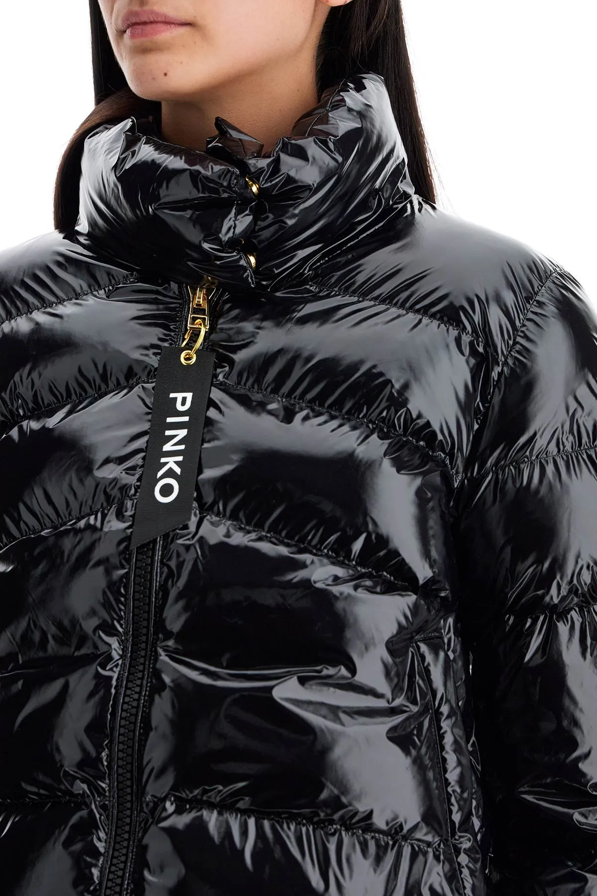 "crystal nylon down jacket"