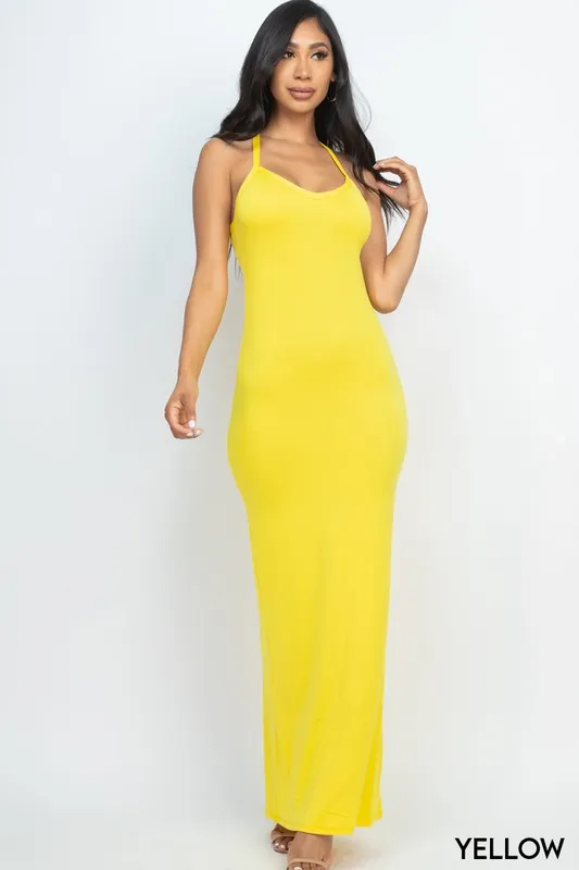 Racer Back Maxi Dress