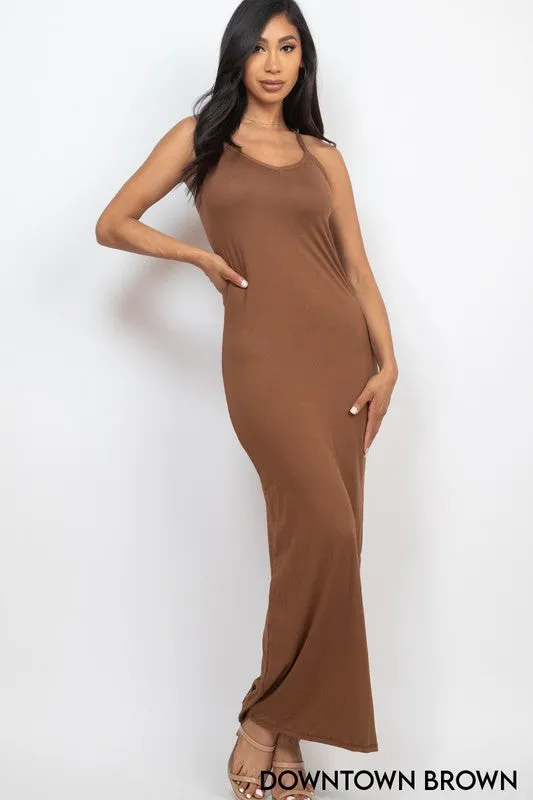 Racer Back Maxi Dress