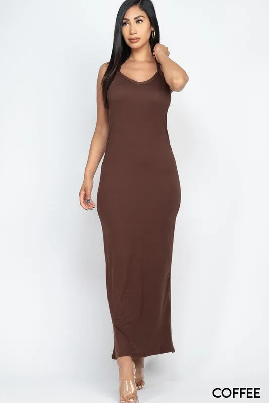 Racer Back Maxi Dress