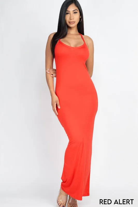 Racer Back Maxi Dress