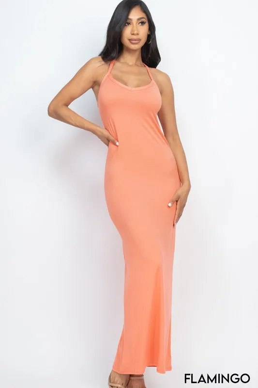 Racer Back Maxi Dress