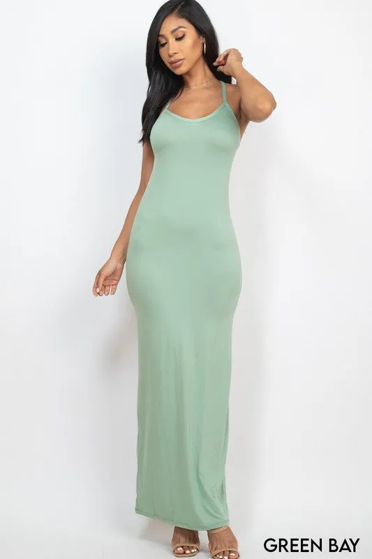 Racer Back Maxi Dress