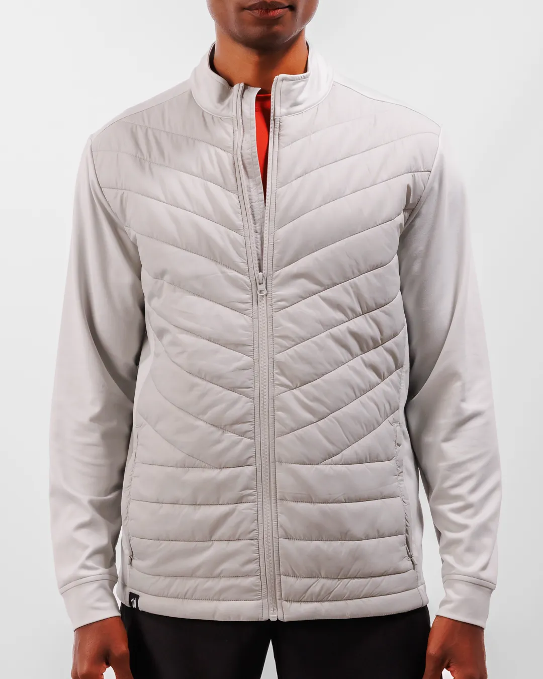 Range Men's Puffer Jacket - Cool Gray