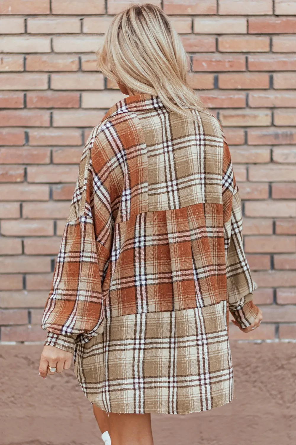 Reece Plaid Snap Down Shacket