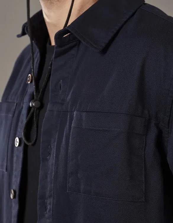 Rigger Shacket Navy