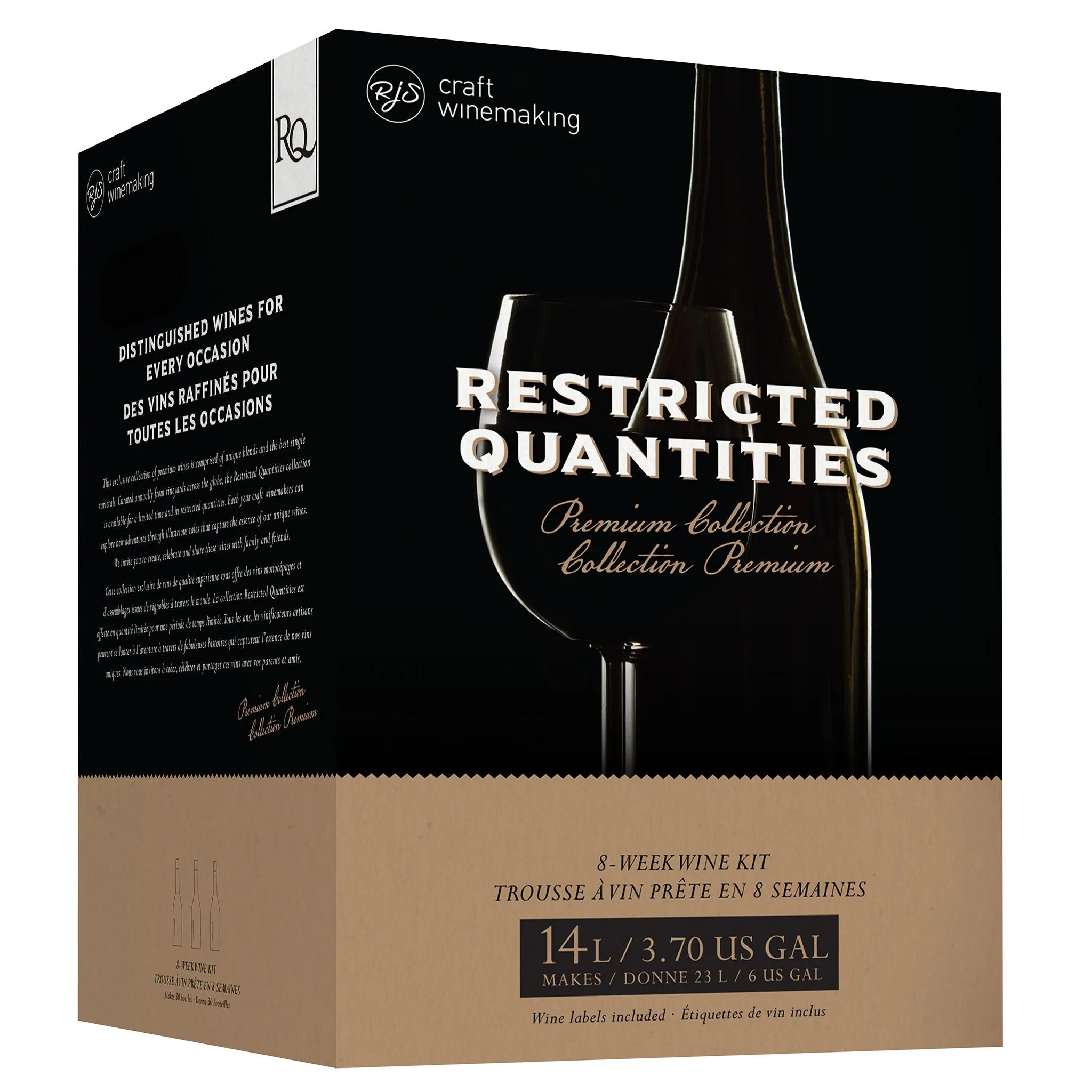 RJS RQ25 Spanish Petit Verdot Wine Kit - Limited Release