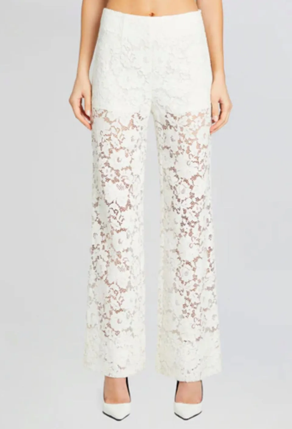 Sans Faff LONDON LACE FLARED PANTS